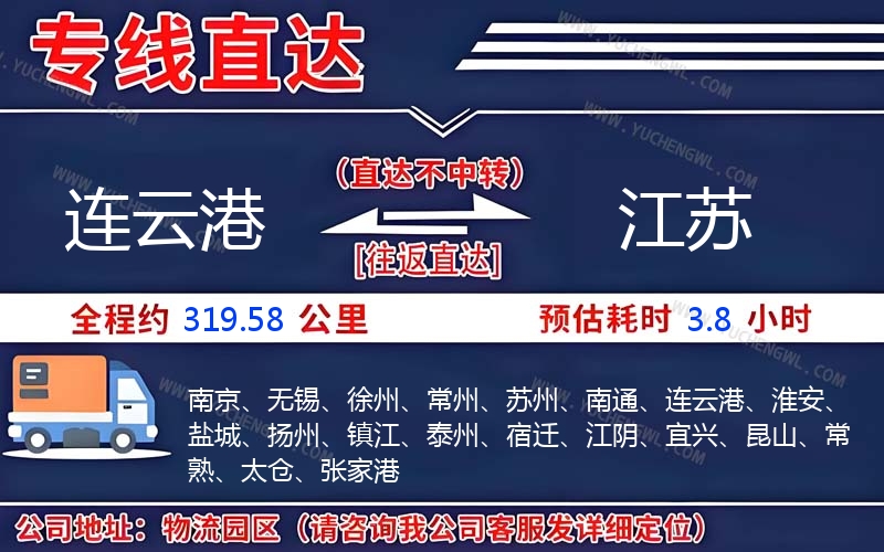 連云港到江蘇物流公司