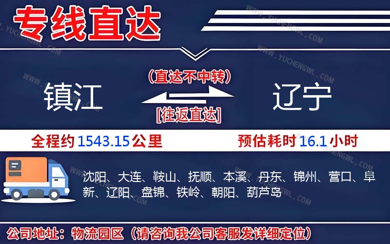 鎮(zhèn)江到遼寧物流公司